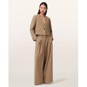 AllSaints Poppy Single Breasted Pleated Blazer